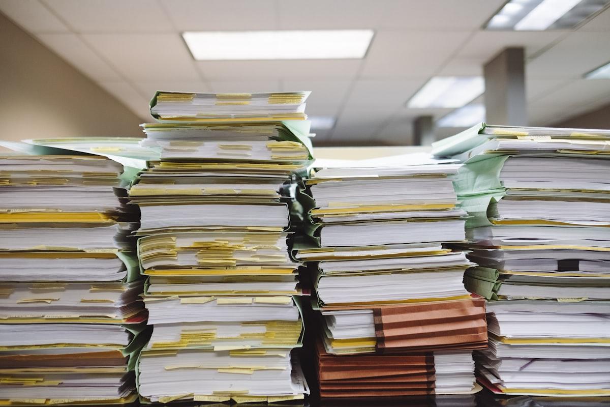 Stack of document pages